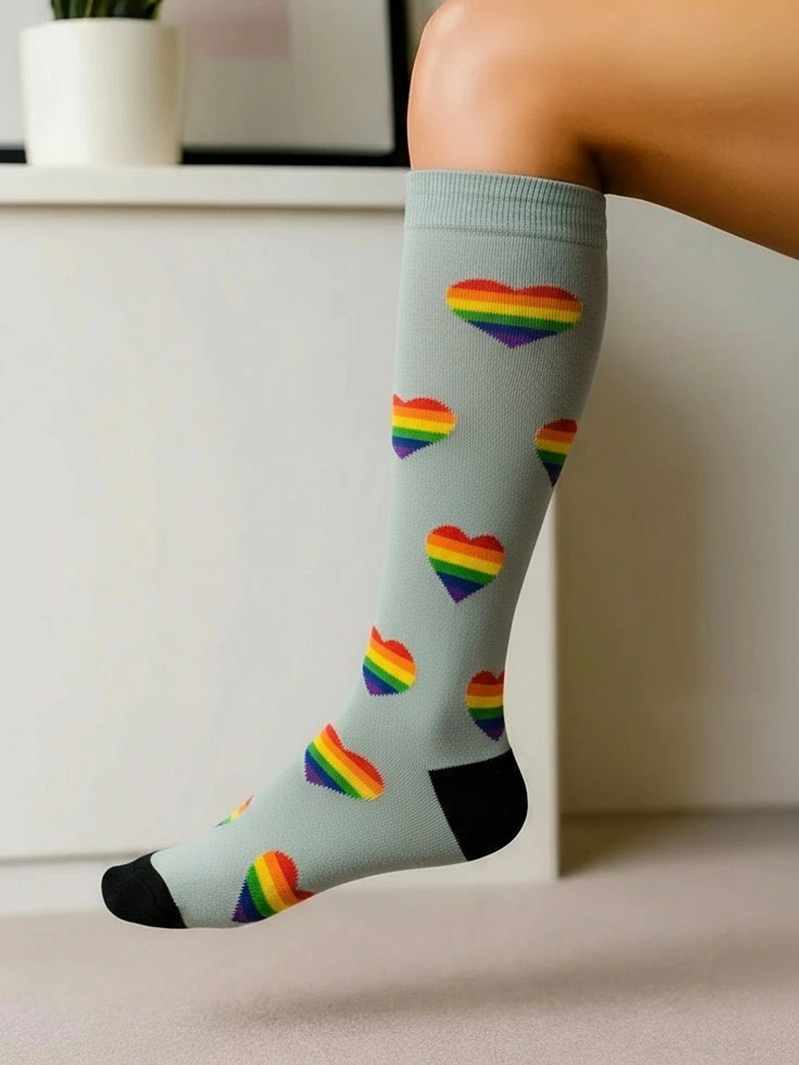 Media de compresión de 15 - 20 mmhg talla S/M 3