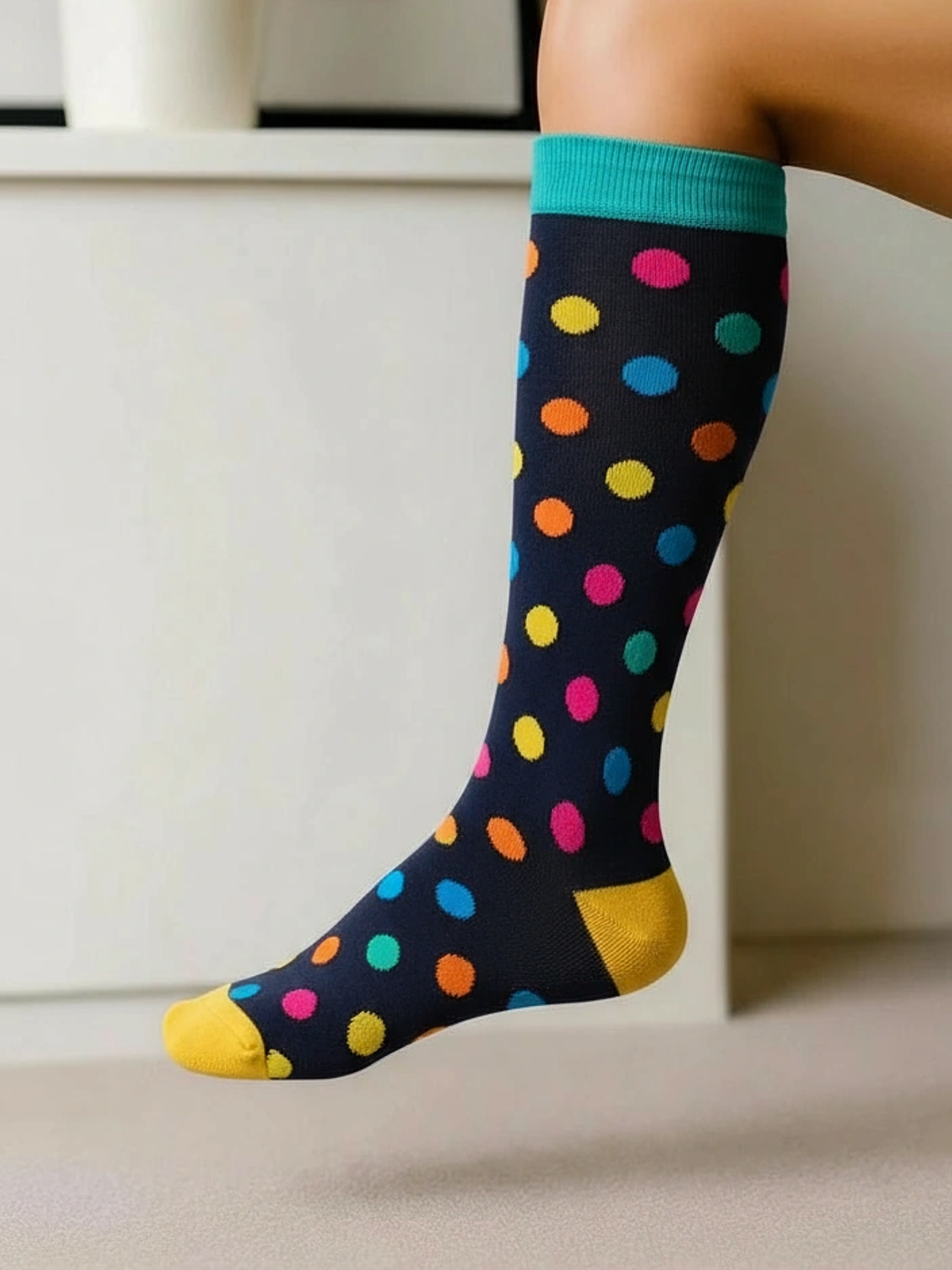 Media de compresión de 15 - 20 mmhg talla S/M 2