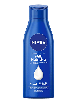 Crema Corporal Milk Nutritiva 5 en 1 PIEL EXTRA SECA