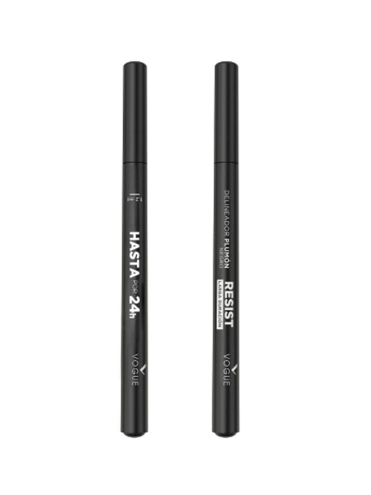 Vogue Delineador plumon resist negro 1