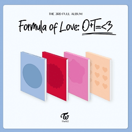 TWICE - Formula of Love: O+T=<3 (Sellado sin poster adicional) VERSION RANDOM
