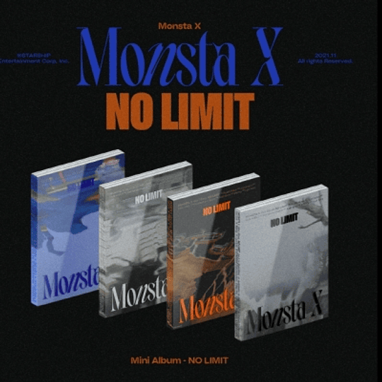 MONSTA X - 10th Mini Album - NO LIMIT (VER.1)