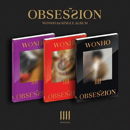 WONHO 1st Single Album - OBSESSION (Ver. 1 / Ver. 2 / Ver. 3) 랜덤발송