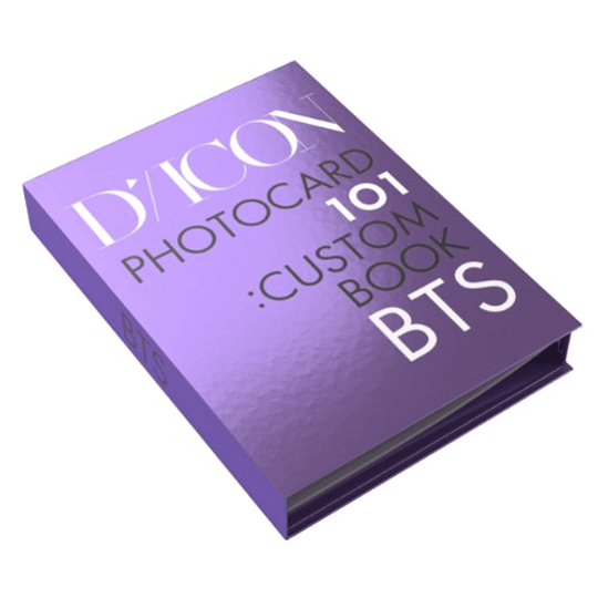 BTS PHOTOCARD 101: CUSTOM BOOK / DICON (sin plástico protector-completa)