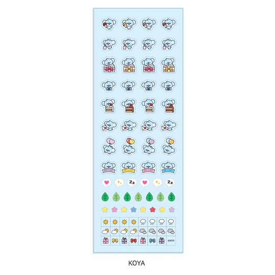 BT21 BABY DAILY STICKER [koya]