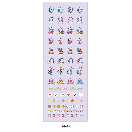 BT21 BABY DAILY STICKER [MANG]