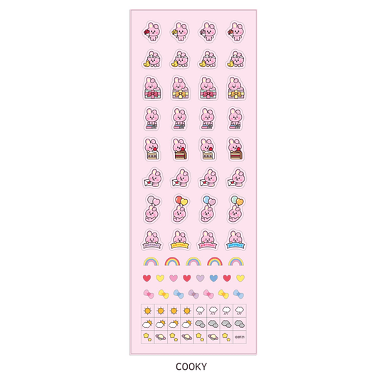 BT21 BABY DAILY STICKER [COOKY]