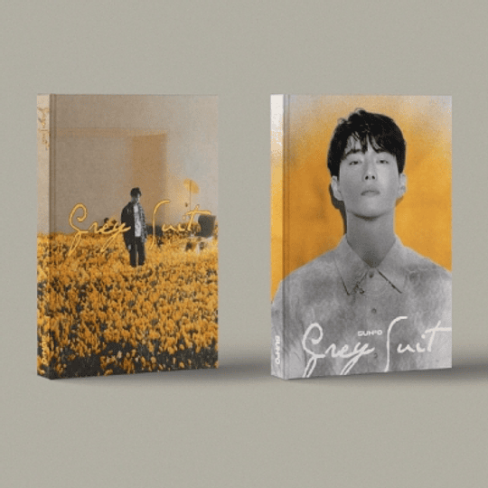 SUHO (EXO) 2nd mini album - GREY SUIT (Photobook - GREY ver)