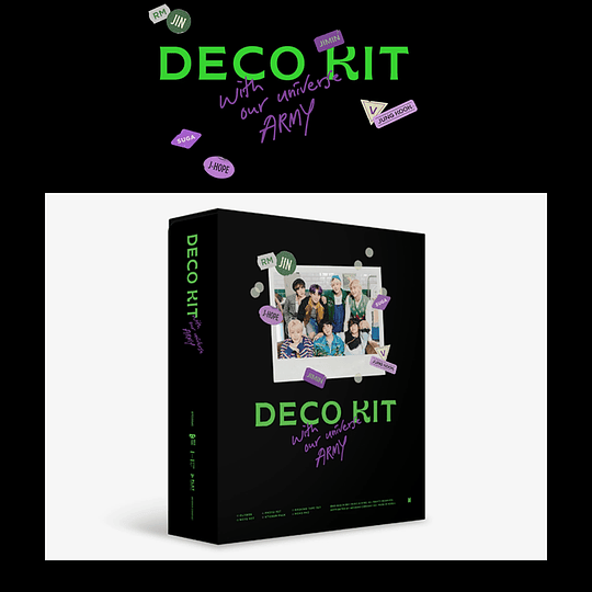 BTS - DECO kit (Sin poster).