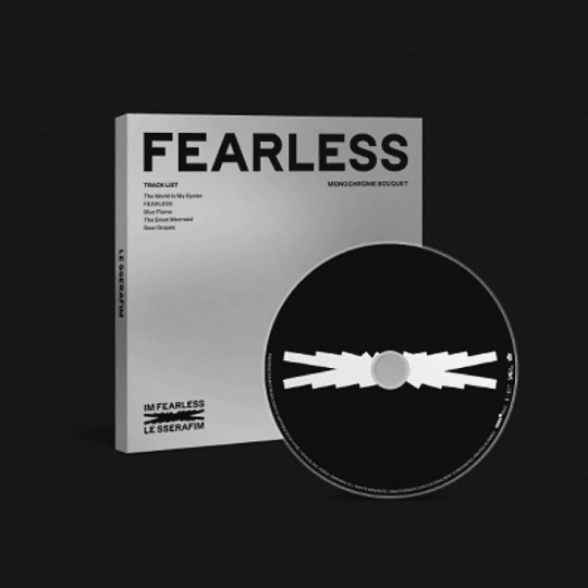 LE SSERAFIM - 1st Mini Album - FEARLESS (monochrome bouquet) 