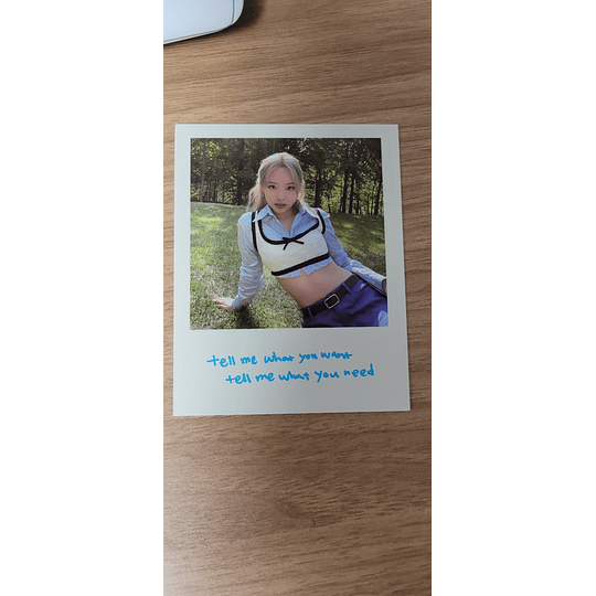 [POLAROID CARD] TWICE - BETWEEN 1&2 - ALBUM [NAYEON]