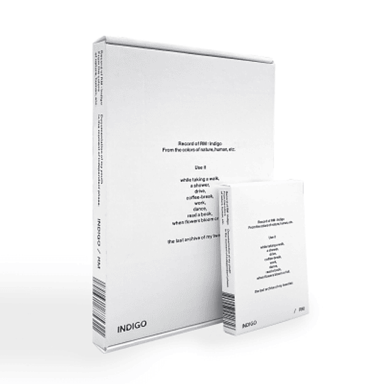 RM (BTS) - INDIGO (Photobook + weverse ver + beneficio set weverse shop) 