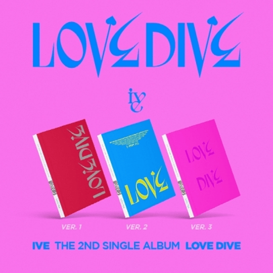 IVE ( 2nd Single) - LOVE DIVE (VER 1 - rojo)