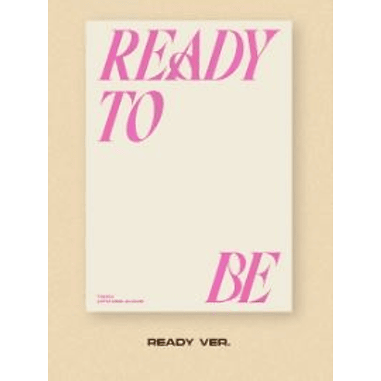 TWICE - READY TO BE ( Ready ver) - rosa (Sin poster o set de preventa)
