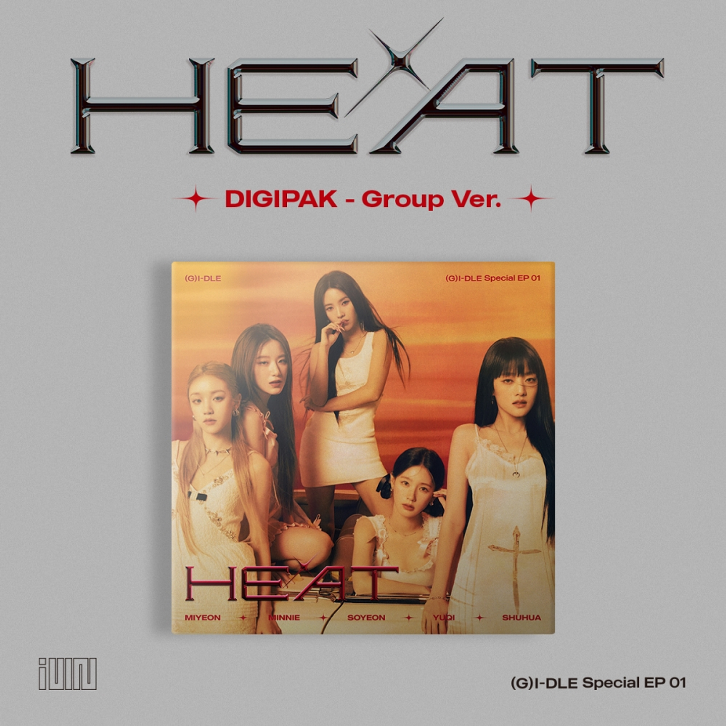 (G I-DLE) Special Album - HEAT (DIGIPAK - Group Ver.)