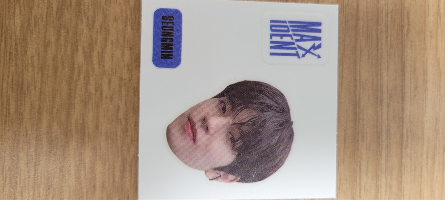 (FACE STICKER) - MAXIDENT -  SEUNGMIN