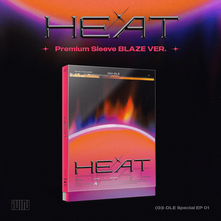 (G I-DLE) Special Album - HEAT (Blaze ver.)