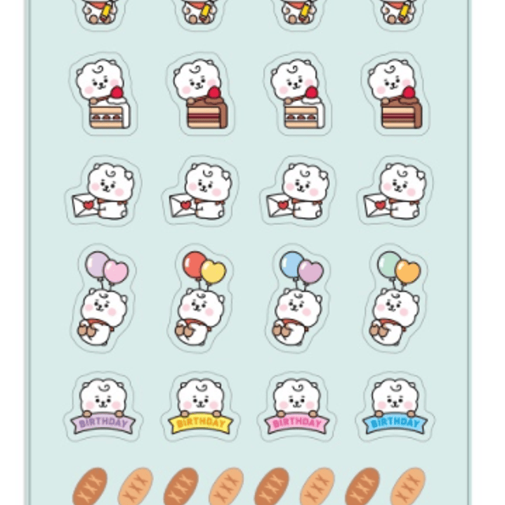 BT21 BABY DAILY STICKER [RJ]