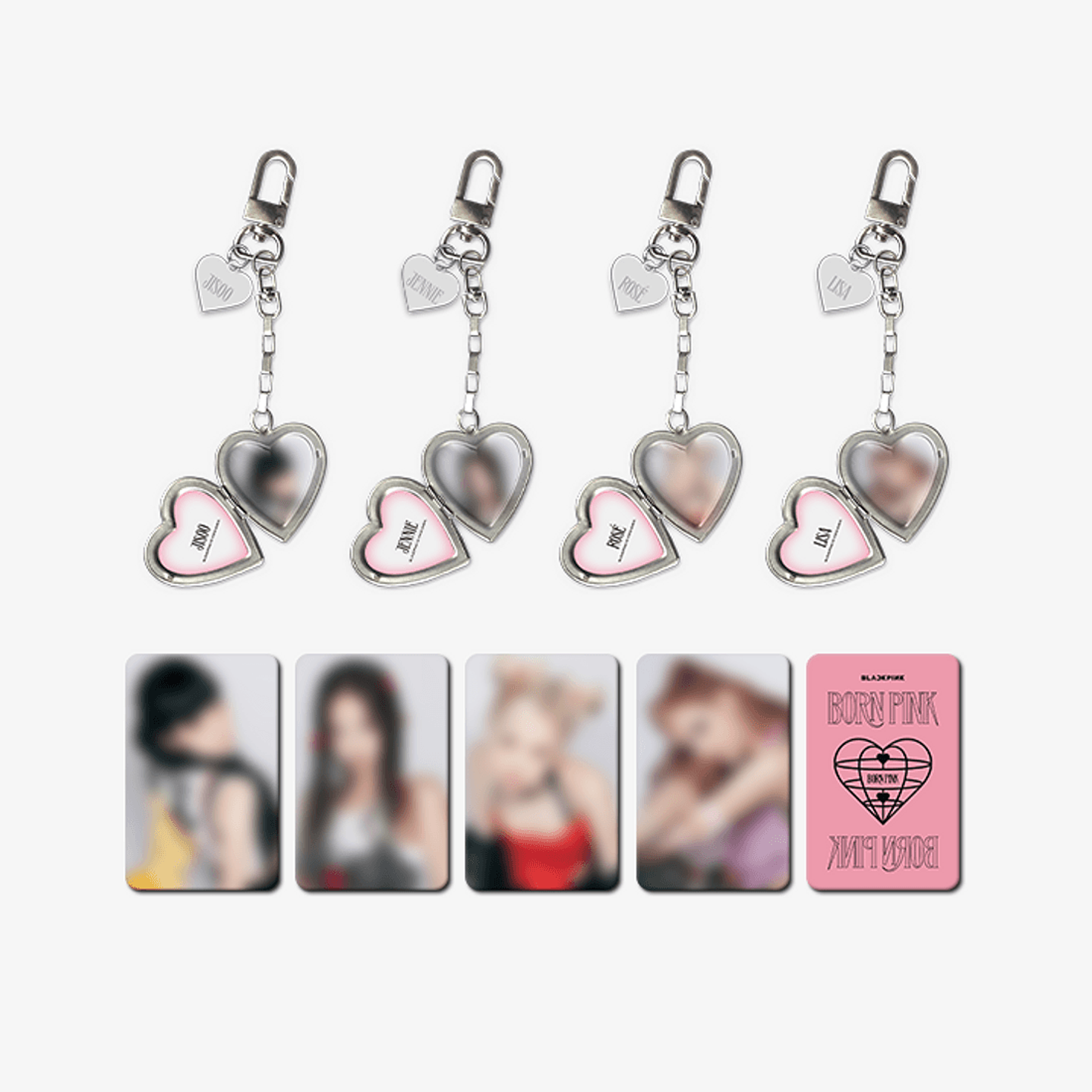 BLACKPINK - BORN PINK MERCH - KEY RING (ROSE)