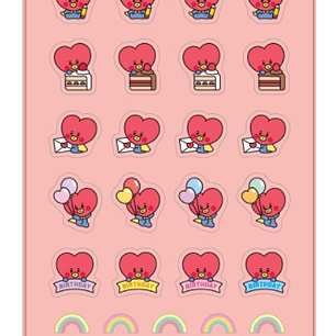 BT21 BABY DAILY STICKER [TATA]