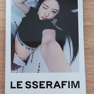 (PC POLAROID) LE SSERAFIM - UNFORGIVEN (LUCKY DRAW)