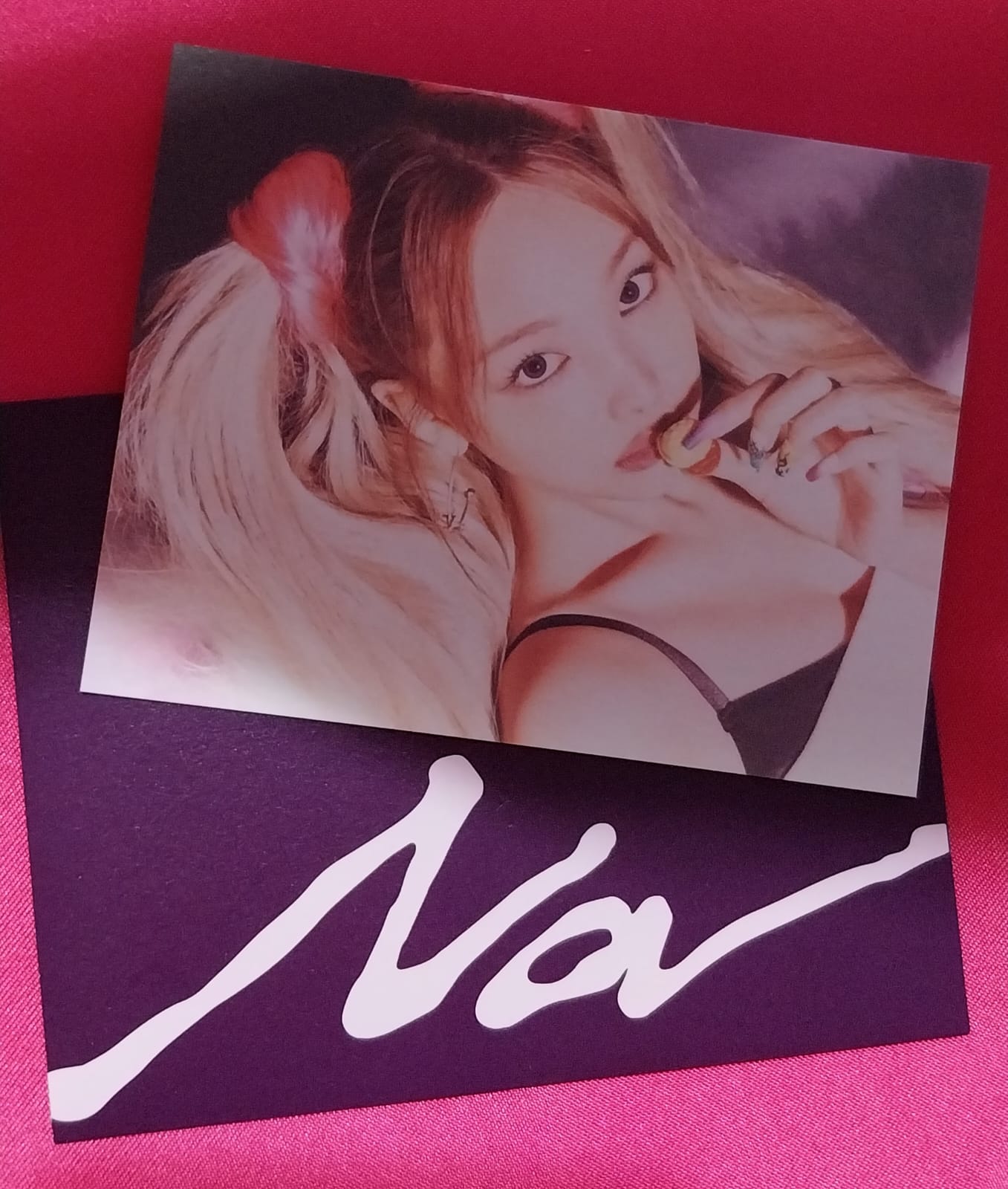 Nayeon - NA / post card preventa B (Morado)