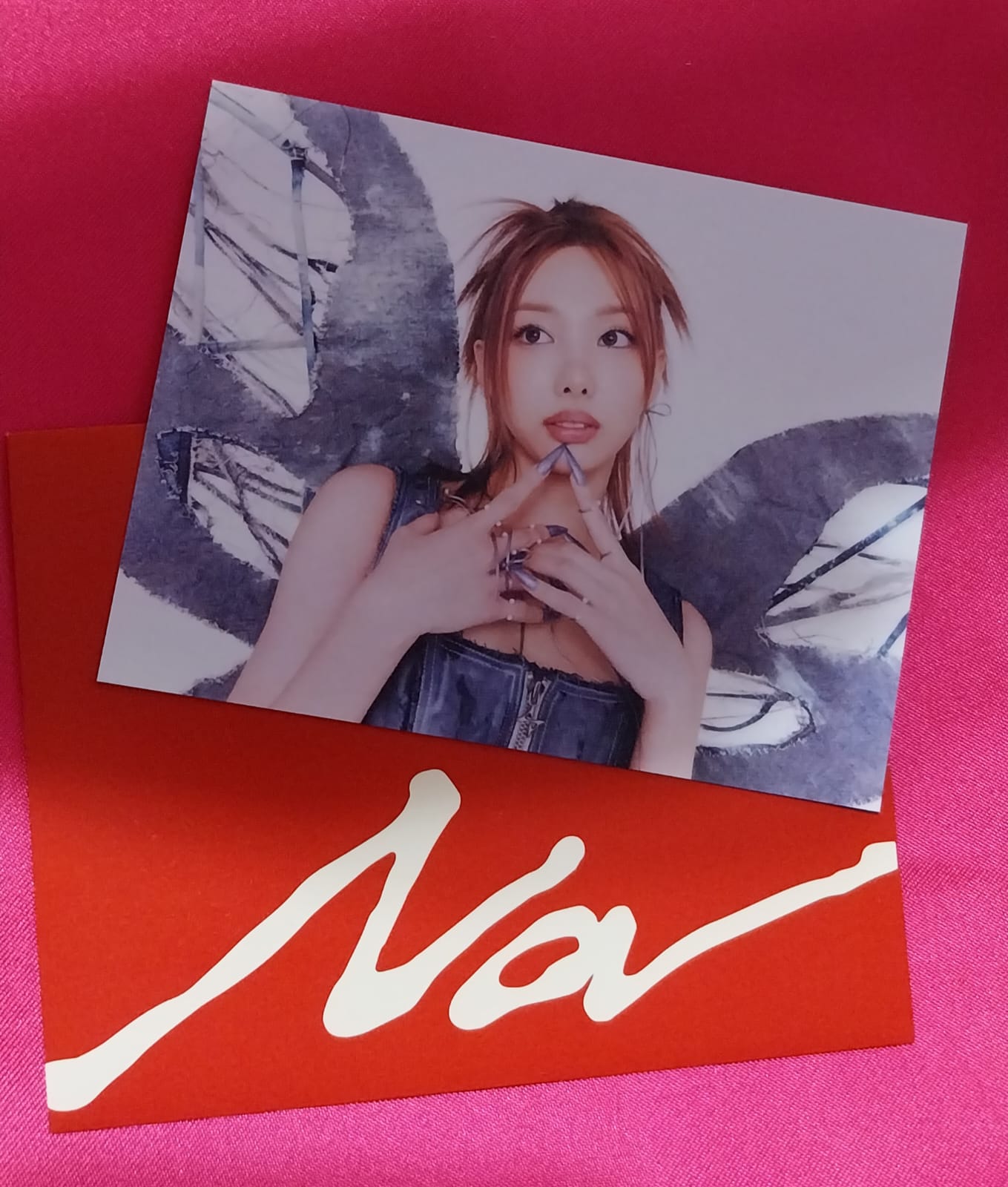 (PC) Nayeon -NA/ post card preventa C (Rojo)