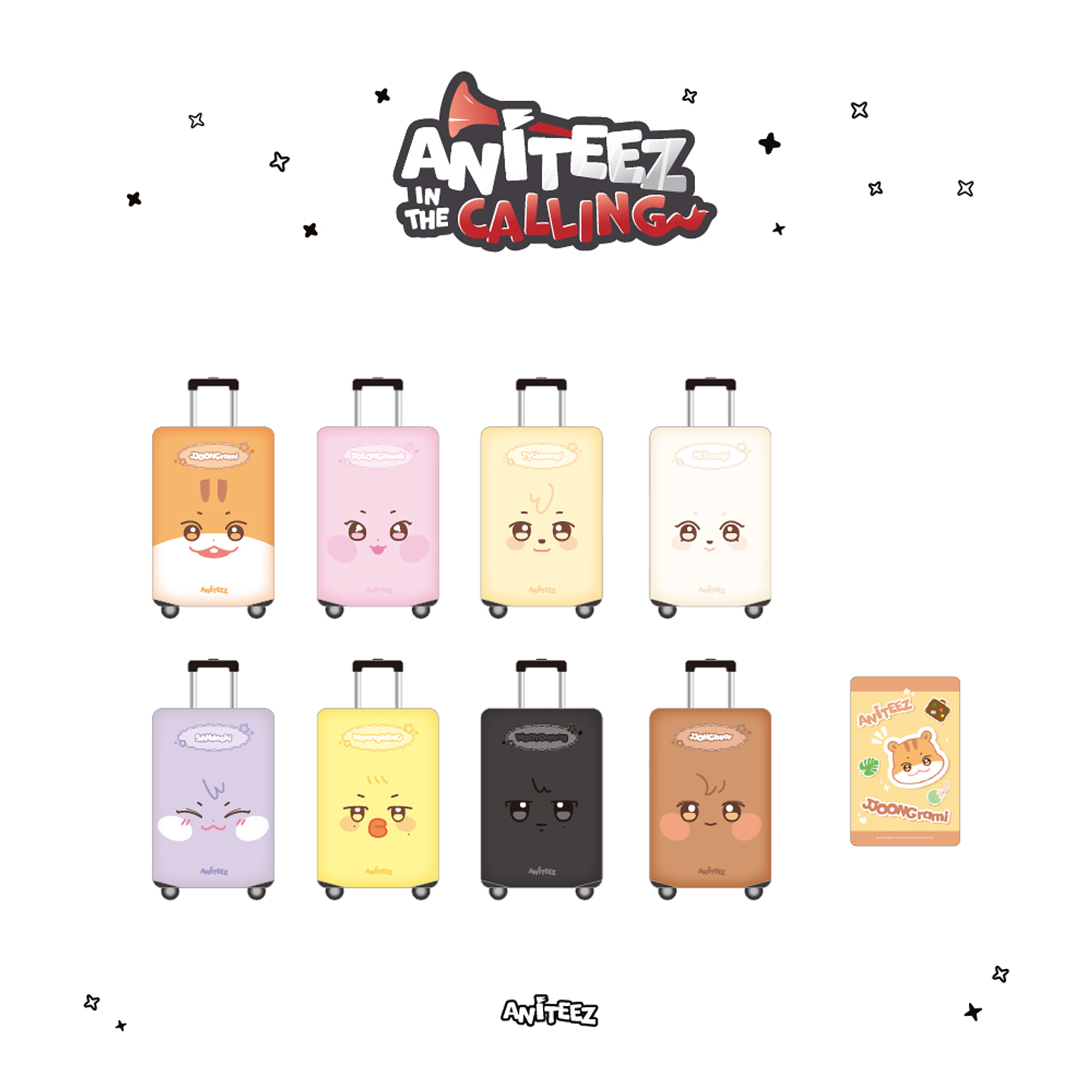 [RESERVA] ANITEEZ in the Calling; LUGGAGE COVER S - DDEONGbyeoli