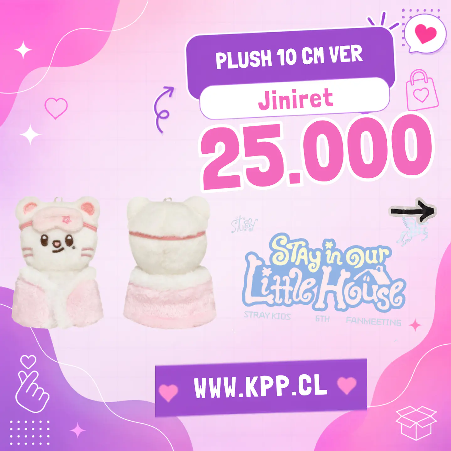 SKZOO - Stay in our Little House - Plush 10 cm Jiniret