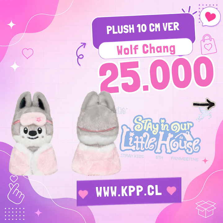 SKZOO - Stay in our Little House - Plush 10 cm Wolf Chang