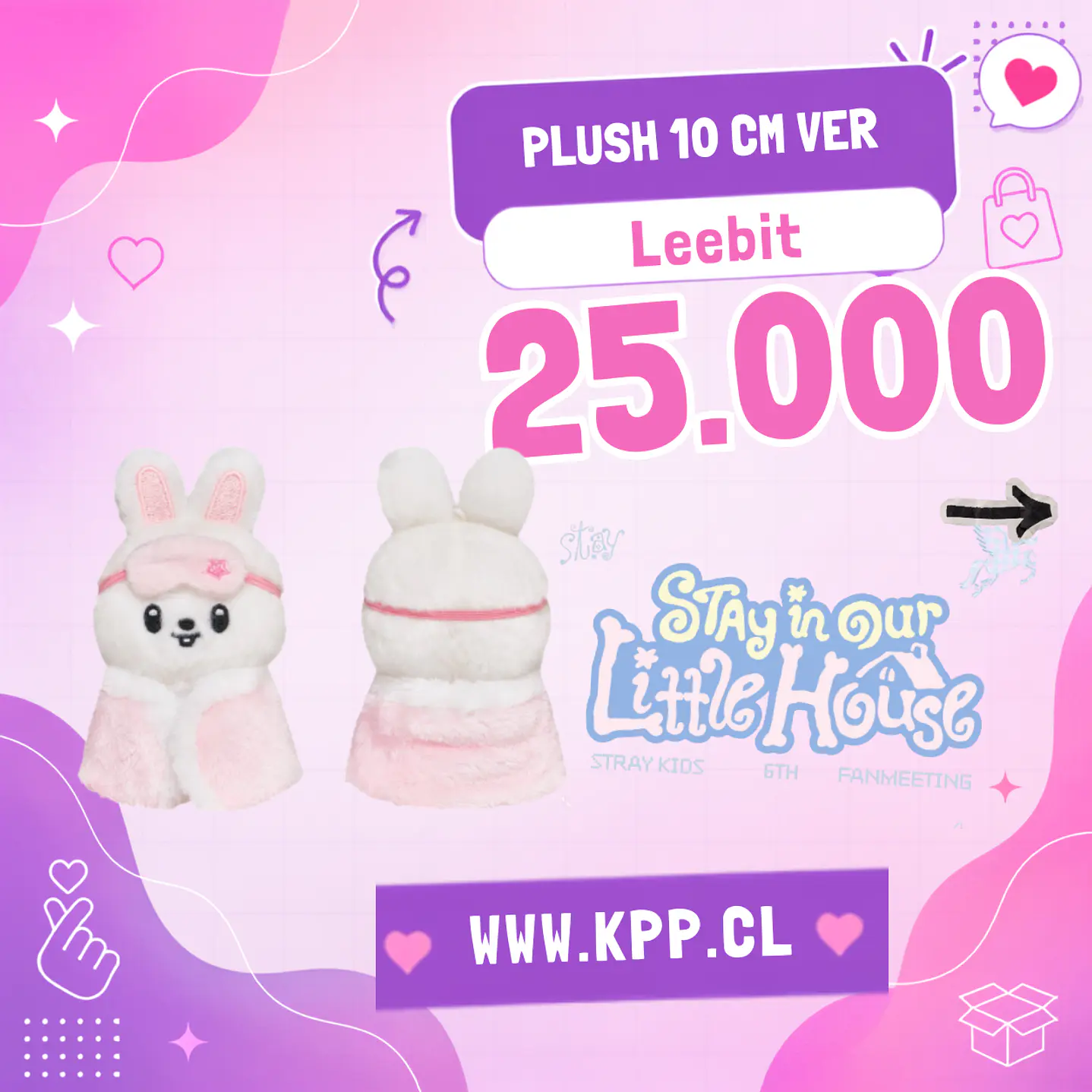 SKZOO - Stay in our Little House - Plush 10 cm Leebit
