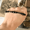 Pulsera ajustable unisex de Obsidianas, Ónix y Hematitas 3