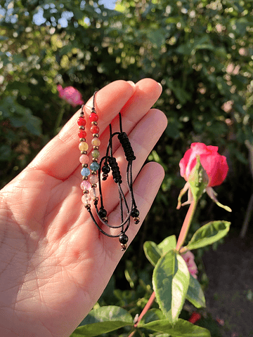 Set pulseras minimalistas 7 chakras