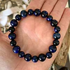 Pulsera masculina creada con Ojo de Gato Azul 1