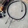 Choker creado con Piedra Volcánica, Granate y Ónix negro mate 2