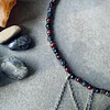 Choker creado con Piedra Volcánica, Granate y Ónix negro mate 4