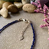 Pulsera con cristales mini facetados de Tanzanita y Lapislázuli 3