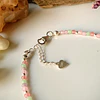 Pulsera femenina creada con Jade verde, Cuarzo Rosado, Amatista y Turmalina rosa 3