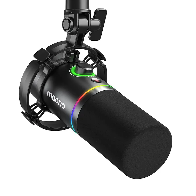 Microfono Dinamico Maono PD200X XLR-USB Para Podcast  1