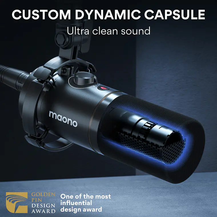 Microfono Dinamico Maono PD200X XLR-USB Para Podcast  4
