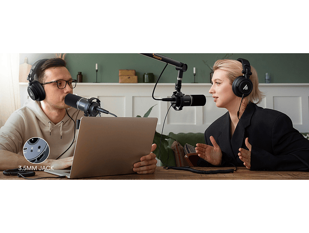 Microfono Dinamico Maono PD200X XLR-USB Para Podcast 