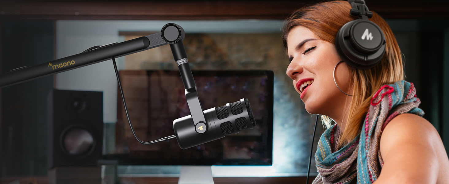 Microfono dinamico Maono PD100U USB  13