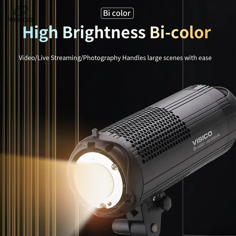 Cañon Led Bicolor Visico LED-330 AIII Montura Bowens 10