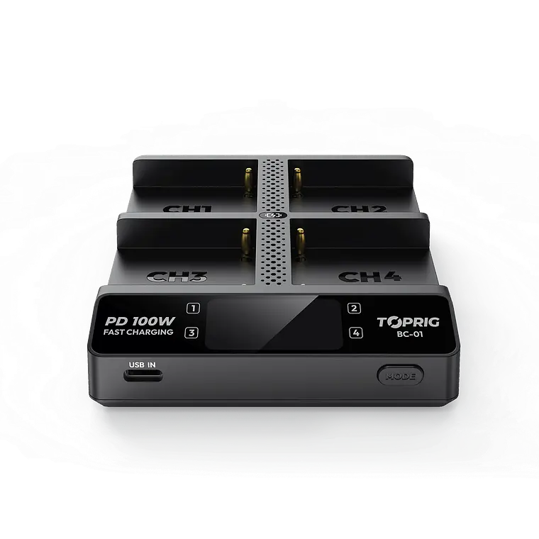 Cargador Múltiple Accsoon TOPRIG 100W - Para Baterías NP-F 3