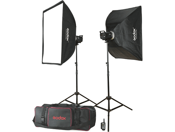 Kit Flash de Estudio Godox MS300 - 2 x 300W