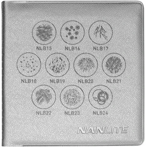 Gobos Nanlite para Proyector Bowens - Set 2