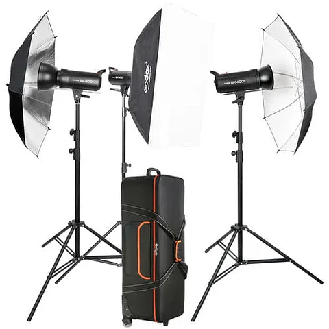 Kit Estudio Godox 3 X Sk400IID