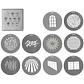 Gobos Nanlite para Proyector Bowens - Set 1 - Miniatura 2