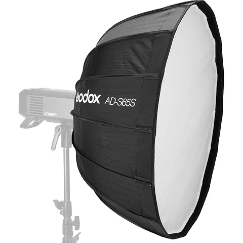 Octabox Parabólico AD-S65S Montura Godox Plateado - 65cm