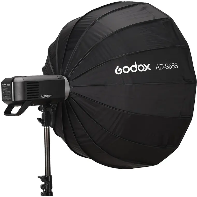 Octabox Parabólico AD-S65S Montura Godox Plateado - 65cm 3